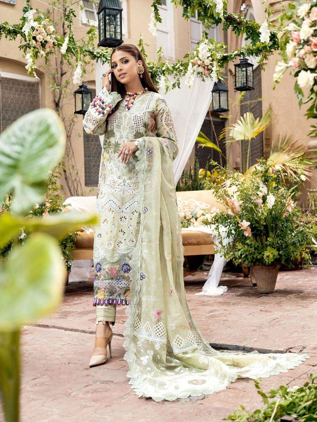 Afrozeh Lawn Suit - Yumnaz