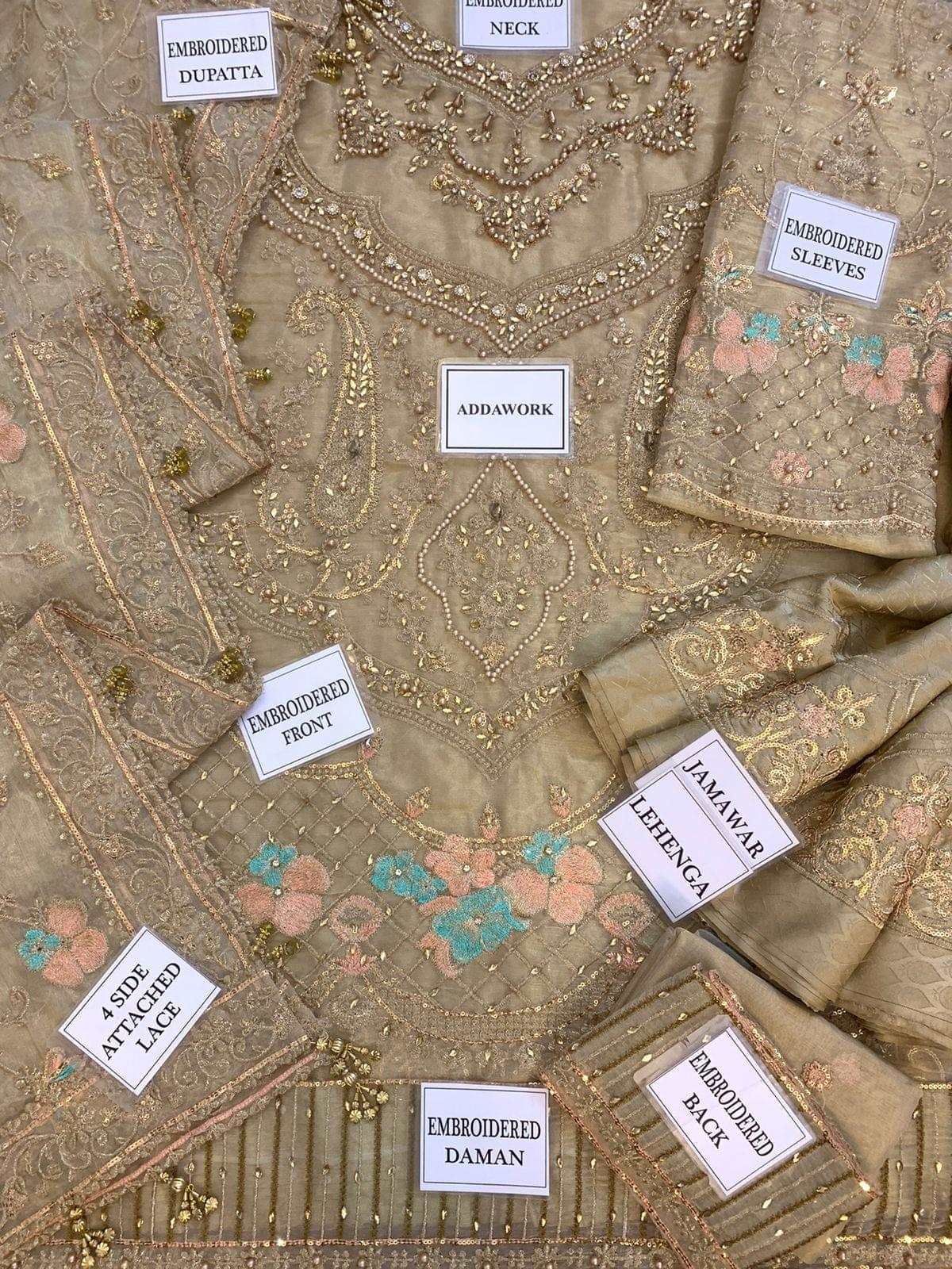 Afrozeh Masuri Bridal Suit - Yumnaz