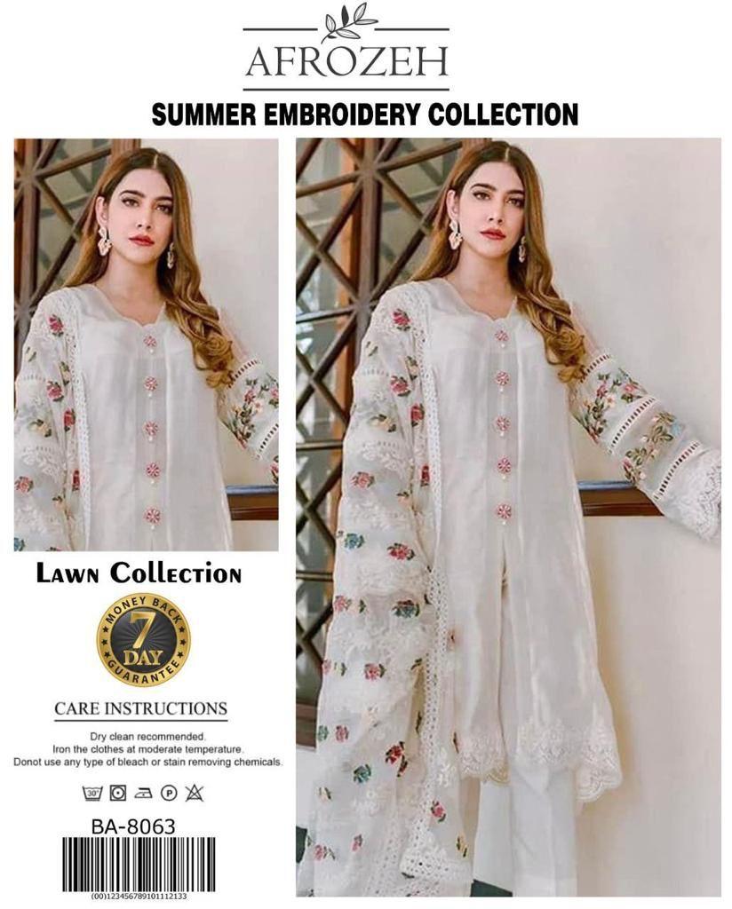 Afrozeh Lawn Suit - Yumnaz