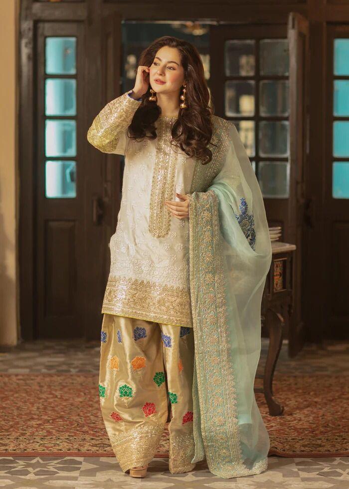 Ali Zeeshan Organza Suit - Yumnaz