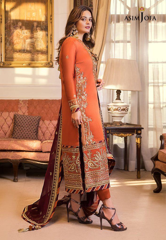 Asim Jofa Chiffon Suit - Yumnaz