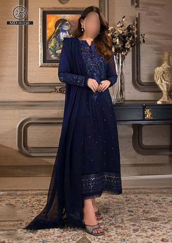 Asim Jofa Chiffon Suit - Yumnaz