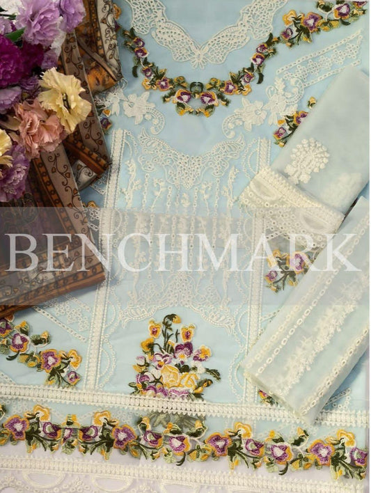 Benchmark Organza Suit - Yumnaz