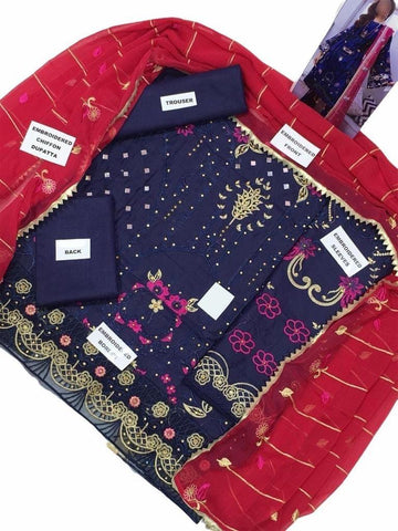 Emaan Adeel Cotton Suit - Yumnaz