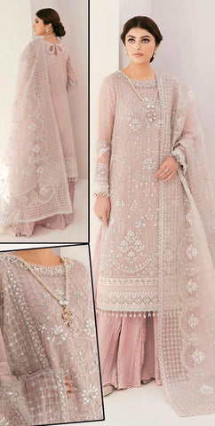 Emaan Adeel Organza Suit - Yumnaz