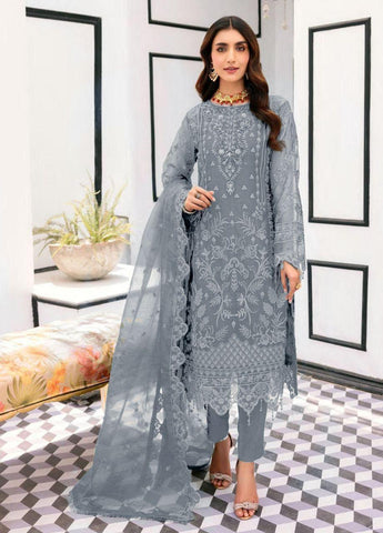 Emaan Adeel Organza Suit - Yumnaz