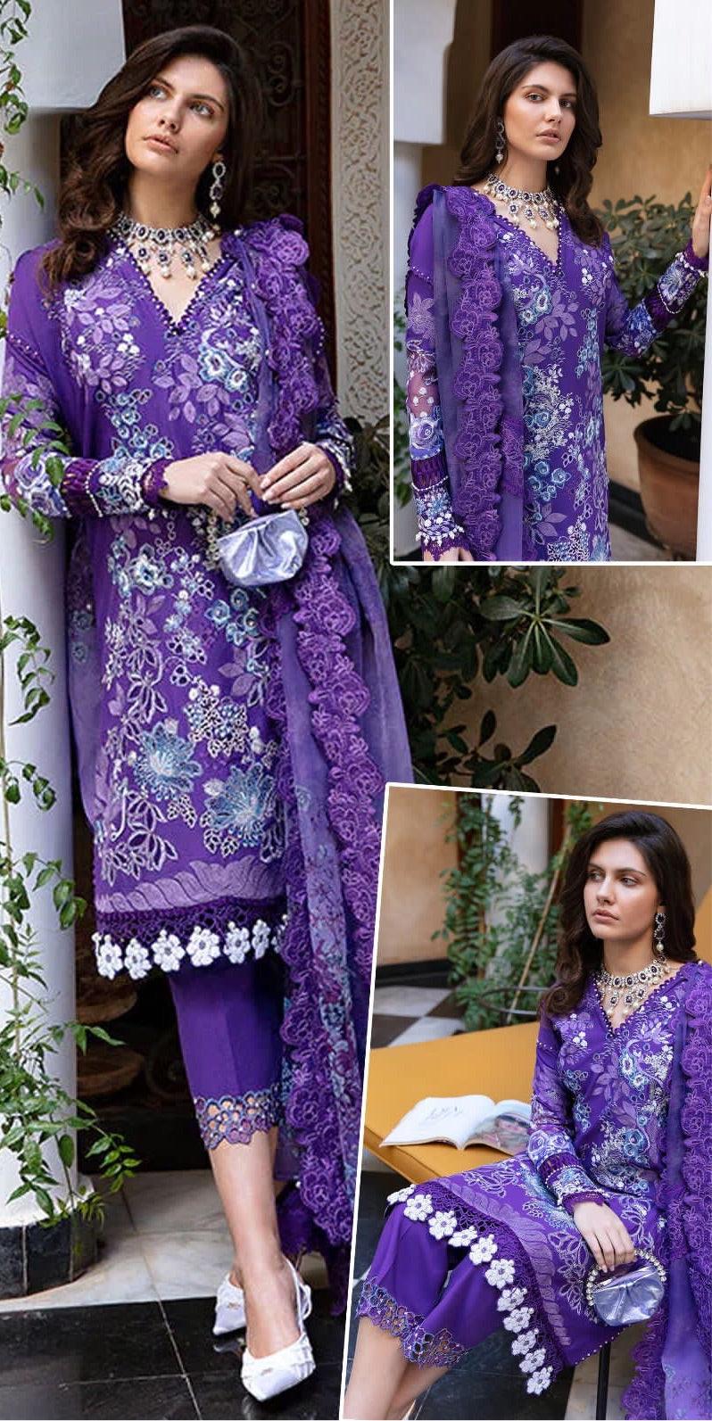 Embroidered Cotton Suit - Yumnaz