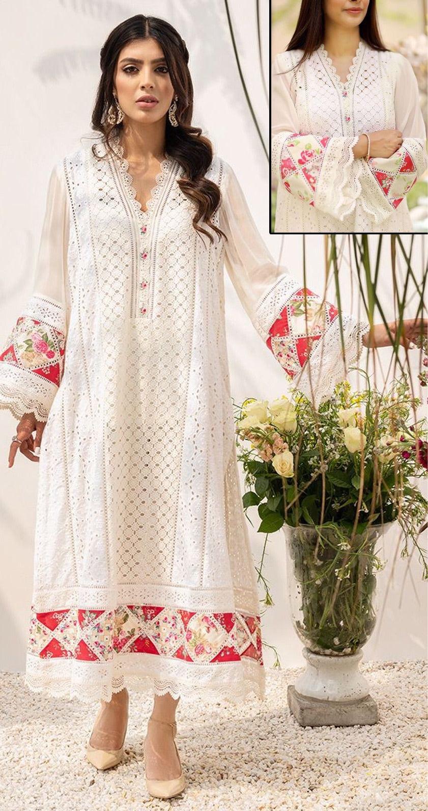 Farida Hassan Organza Suit - Yumnaz