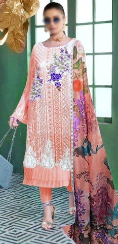 Gul Ahmed Lawn Suit-Lawn Suits-Replica Zone