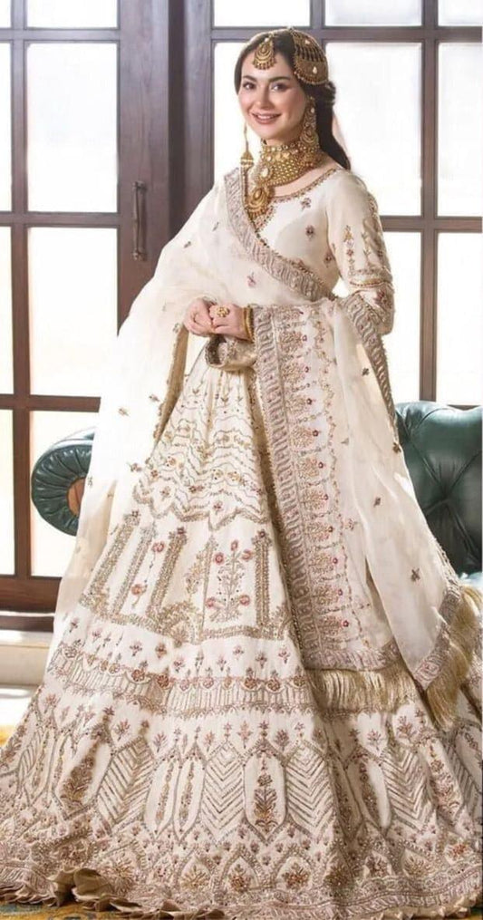 Hania Amir Organza Frock - Yumnaz