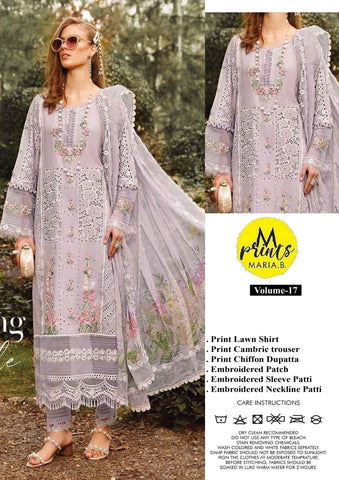 M Print Lawn Suit-Lawn Suits-Replica Zone