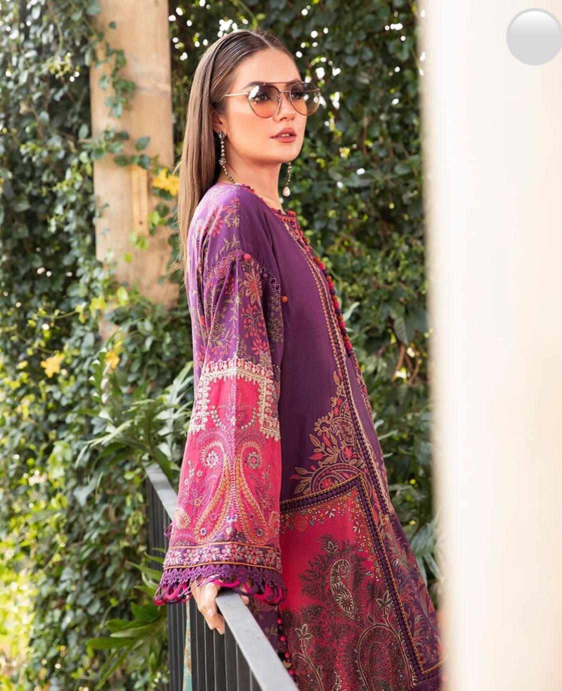 M Print Lawn Suit-Lawn Suits-Replica Zone