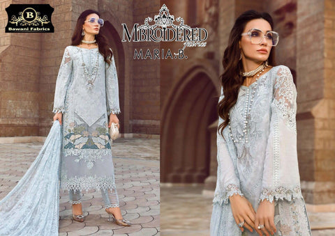 Maria B Cotton Suit - Yumnaz