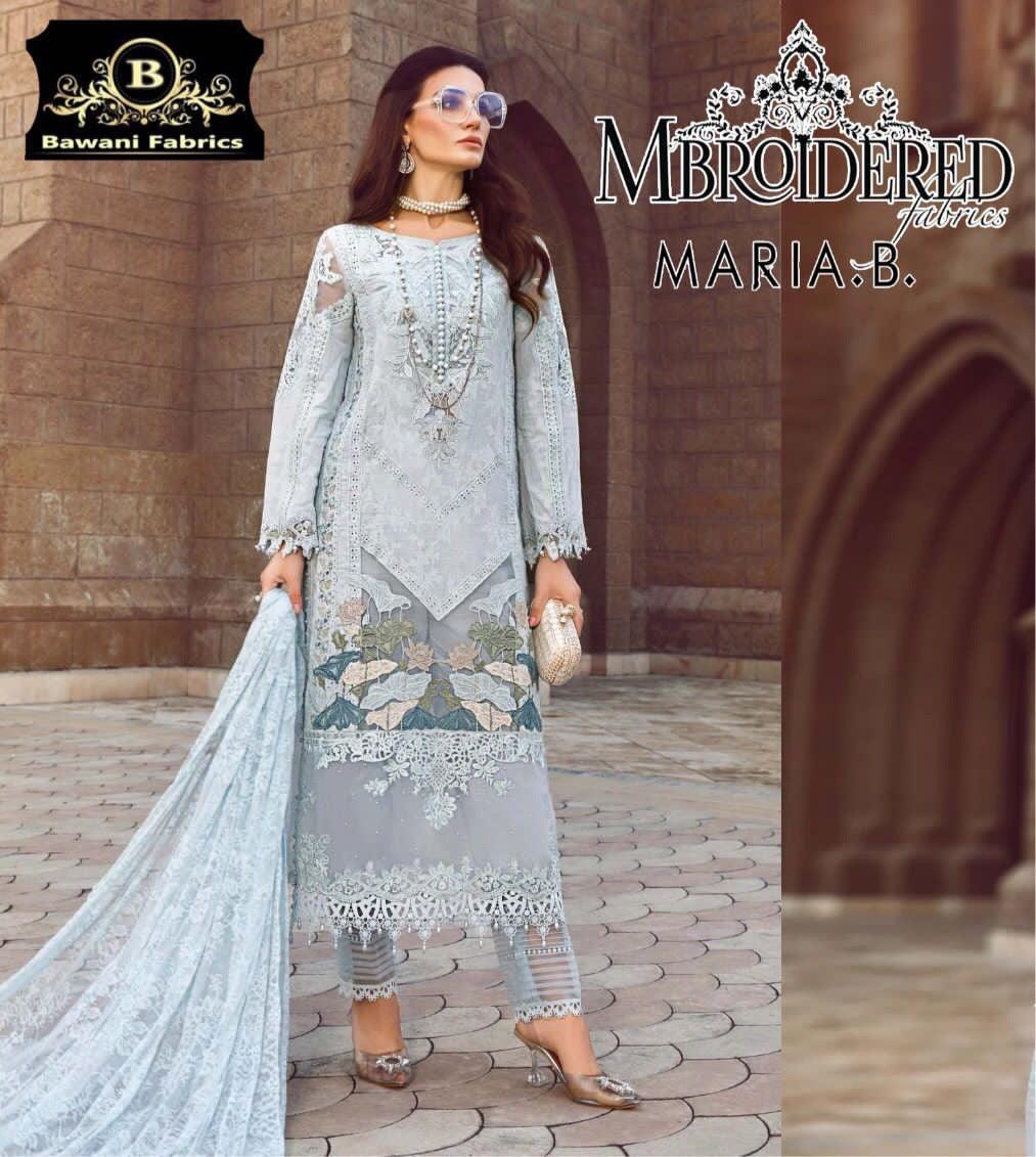 Maria B Cotton Suit - Yumnaz