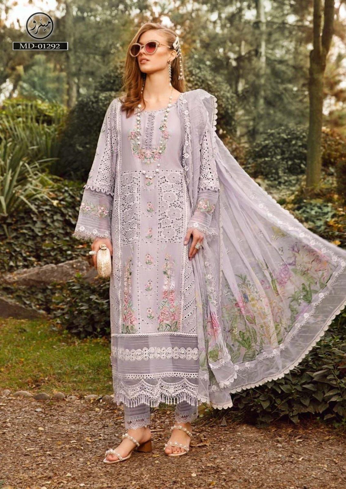 Maria B Lawn Suit - Yumnaz