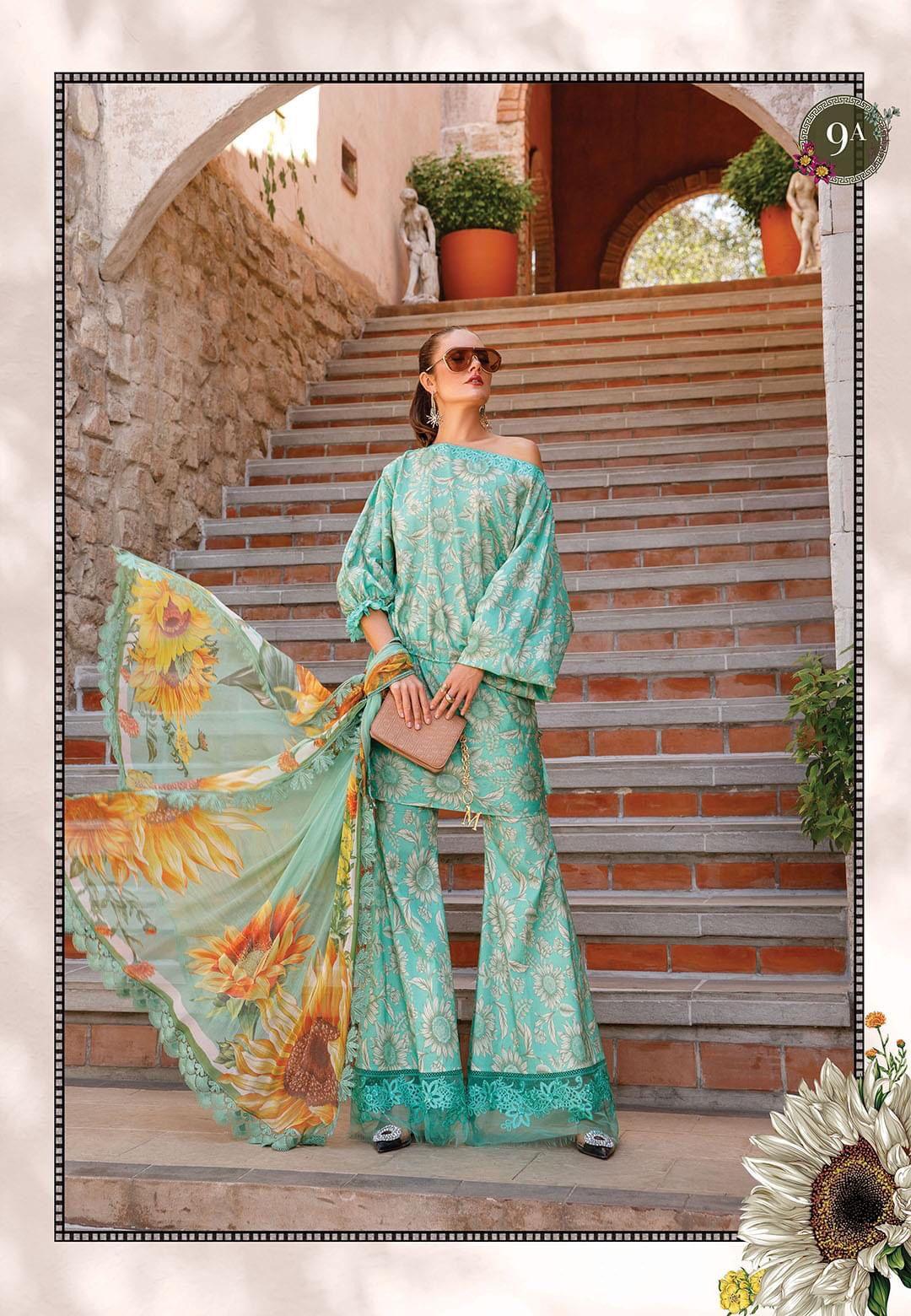 Maria B Lawn Suit - Yumnaz