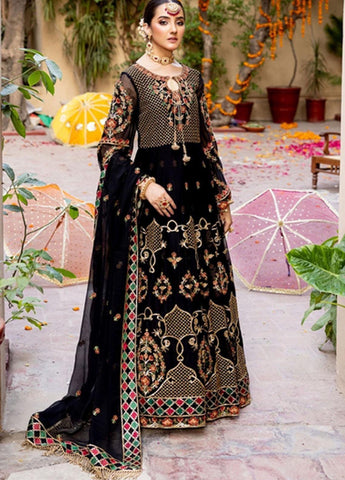 Mohagni Chiffon Bridal Suit - Yumnaz