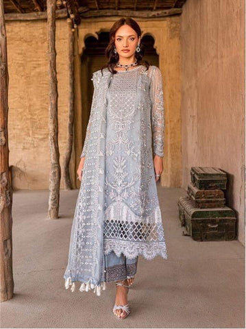 Mushq Chiffon Suit - Yumnaz