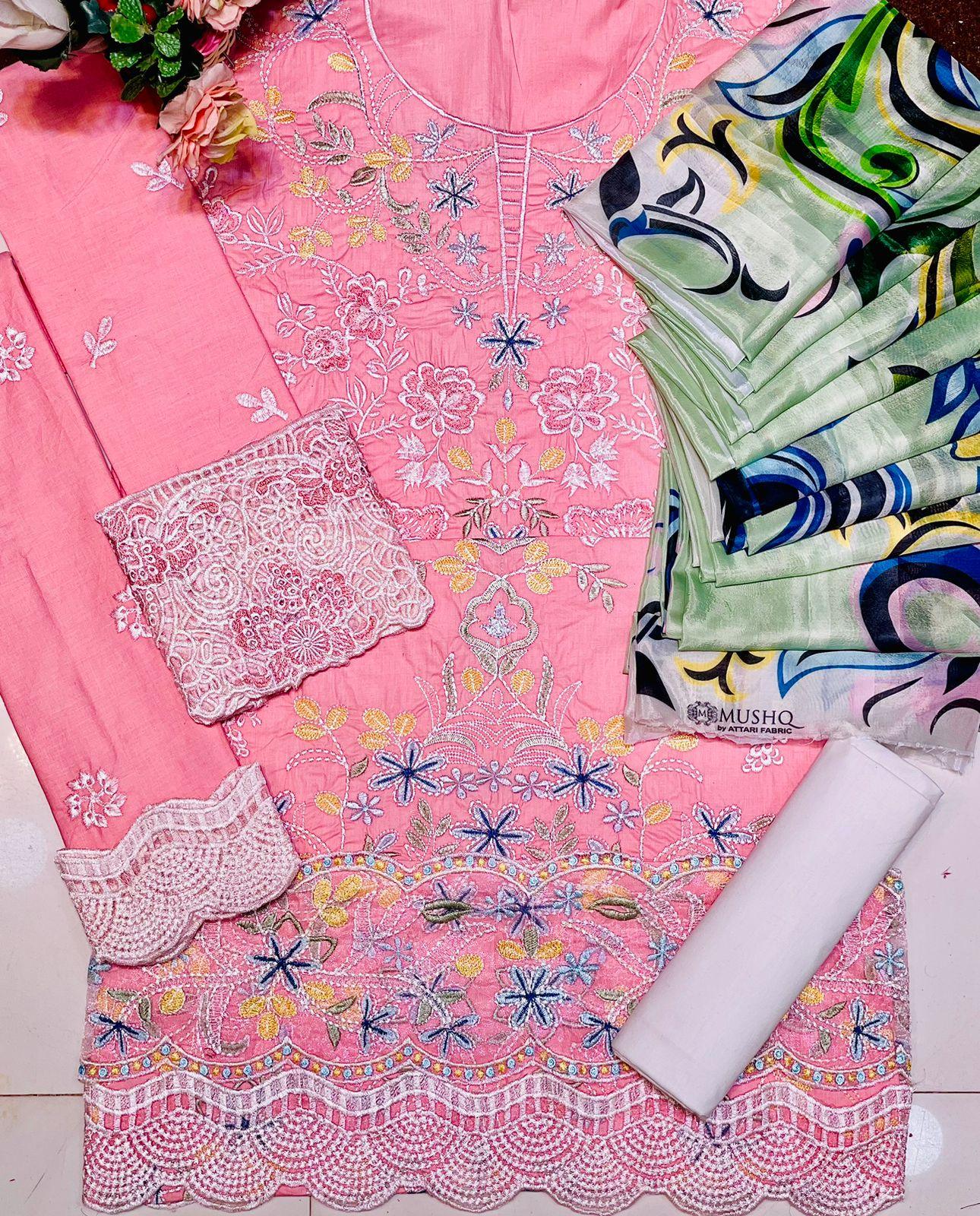 Mushq Lawn Suit - Yumnaz