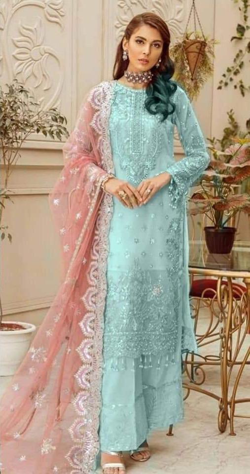 Mushq Organza Suit - Yumnaz