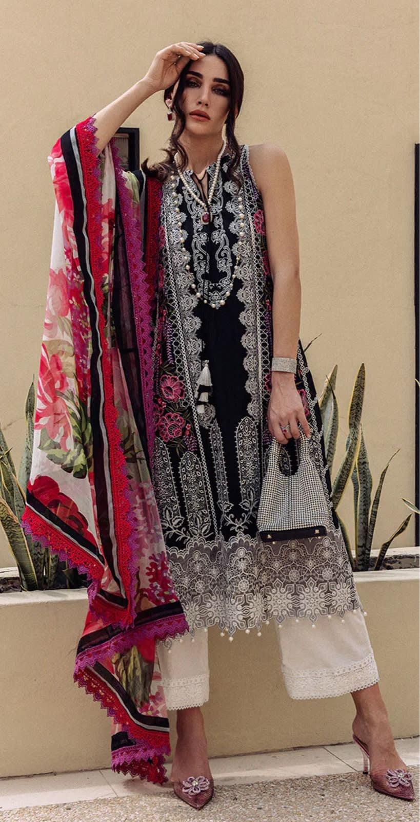 Saira Rizwan Cotton Suit - Yumnaz