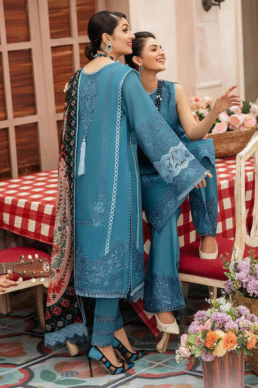 Mushq Luxury Lawn Festive 3 Pieces Unstitched MSL -14 Mia Festival De Verano Luxury Lawn Collection - Yumnaz