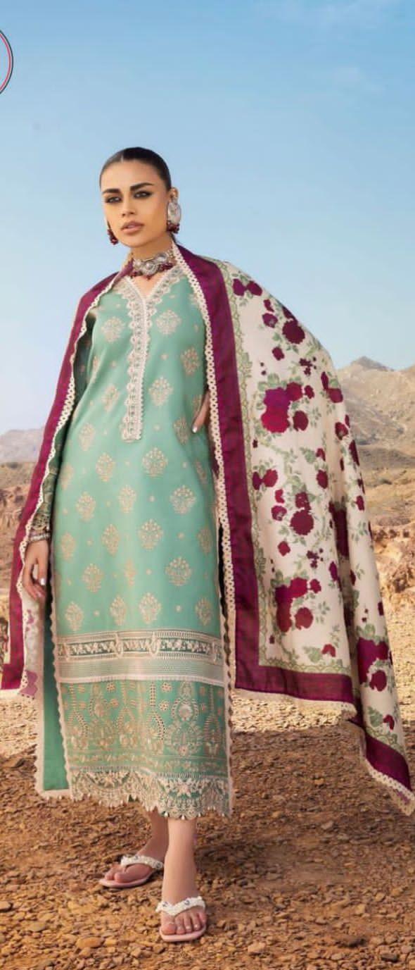 Zainab Chottani Cotton Suit - Yumnaz