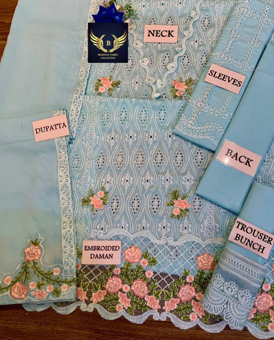 Zarqash Cotton Suit - Yumnaz