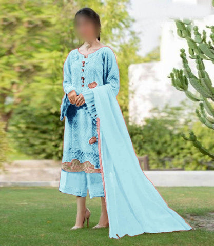 Zarqash Cotton Suit - Yumnaz