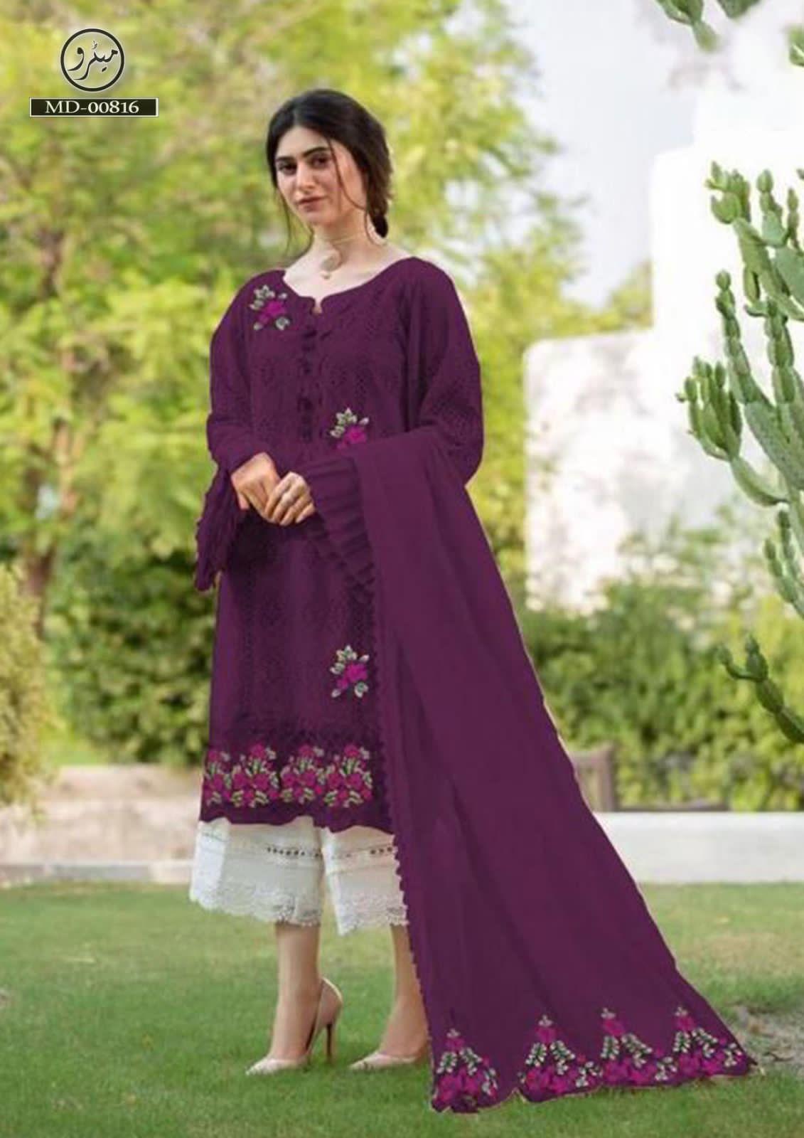 Zarqash Cotton Suit - Yumnaz