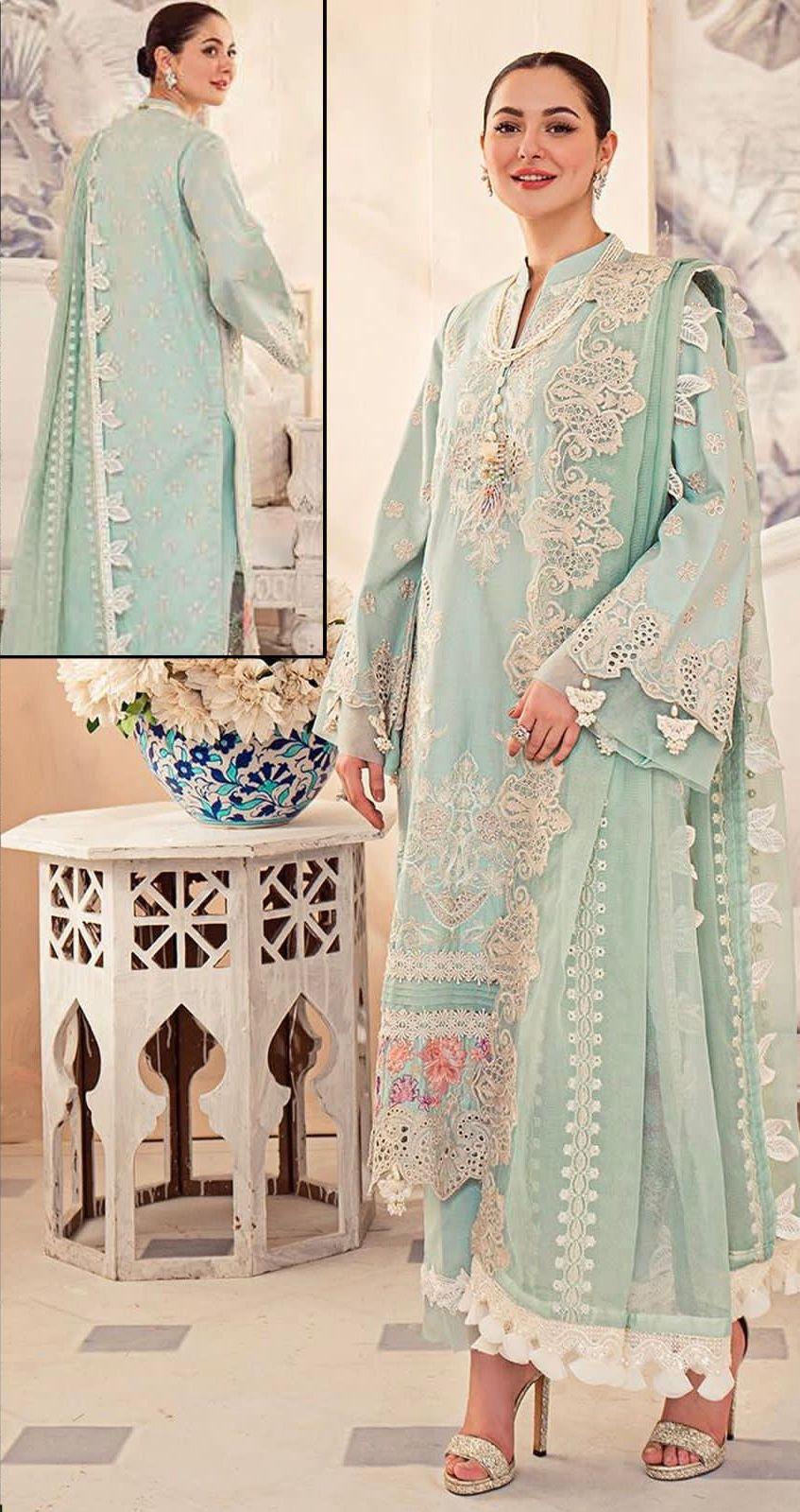 Zarqash Lawn Suit - Yumnaz